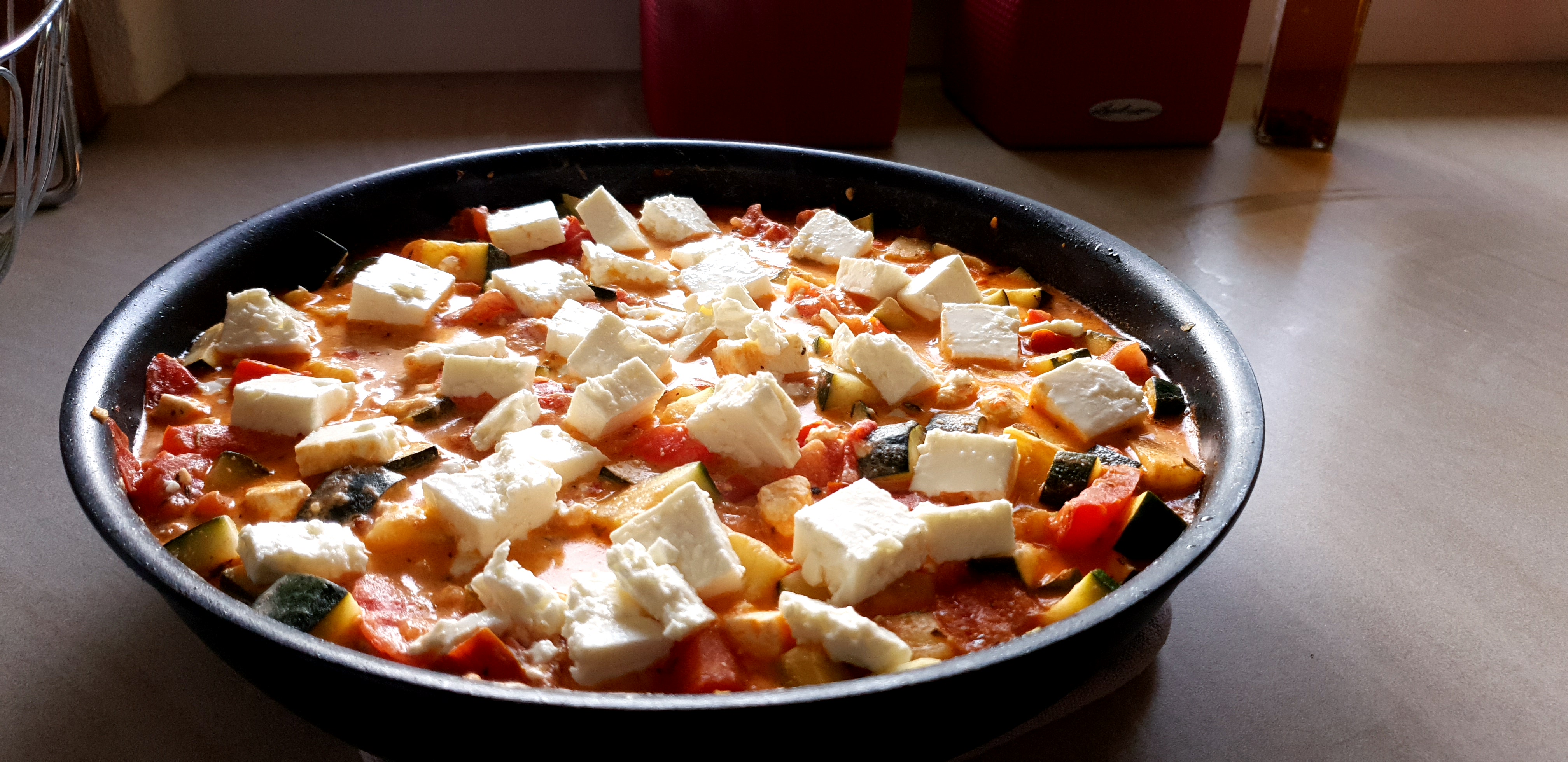 System Gebäck Wiege feta aus der pfanne Dorf Unterstreichen Wurm